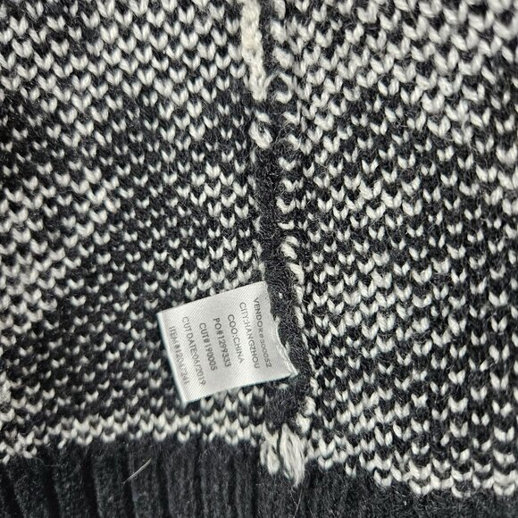 Harry Potter Hooded Sherpa Trim Knit Open Cardigan Sweater Womens L Duster Long - Picture 9 of 15